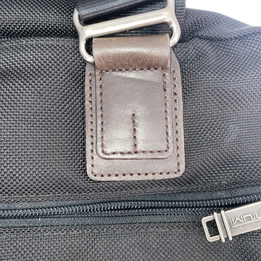 TUMI Business Bag Slim Brief Nylon Napa Leather